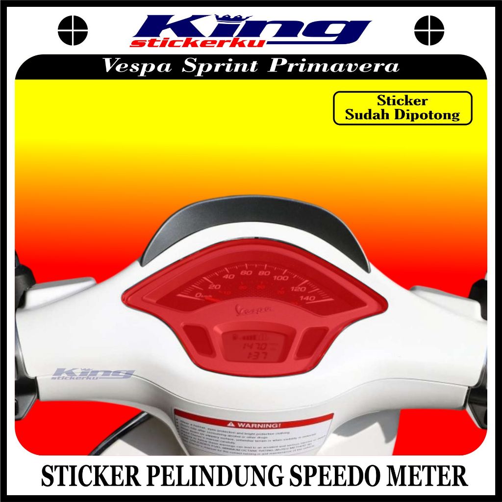 Stiker Pelindung Spido Vespa Sprint dan Primavera | Stiker antigores Vespa  Sprint dan Primavera | S