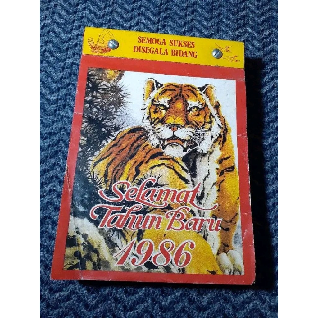 Kalender 1986 /Kalender sobek harian