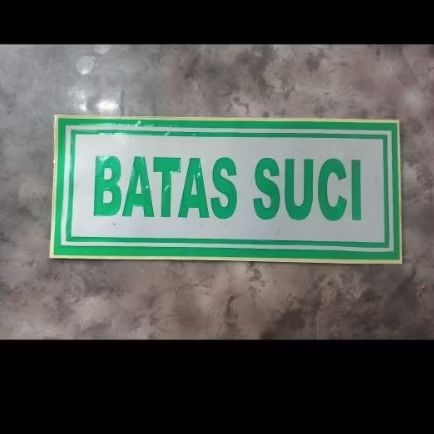 Sticker BATAS SUCI