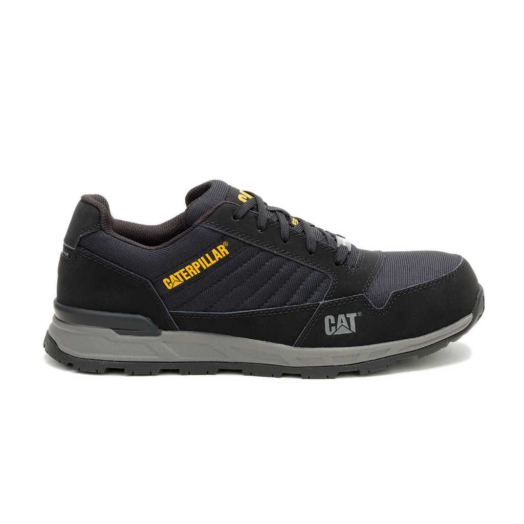 Sepatu Safety Caterpillar Venward CT Black Original