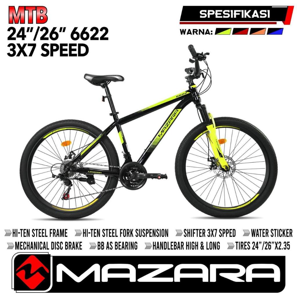 SEPEDA GUNUNG MTB 26 INCH MAZARA 6622