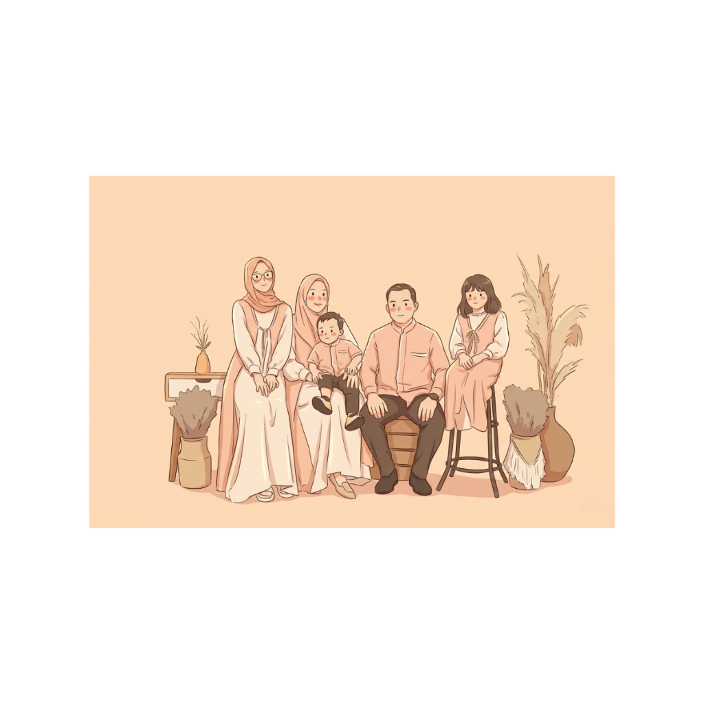 ILUSTRASI PROFIL | Ilustrasi wajah | Ilustrasi kartun | gambar wajah | Ilustrasi estetik | minimalis