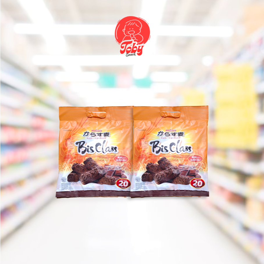 OAT BIS CLASS CHOCOLATE ISI 20 PCS @ 7GR / SNACK OAT SEREAL GANDUM