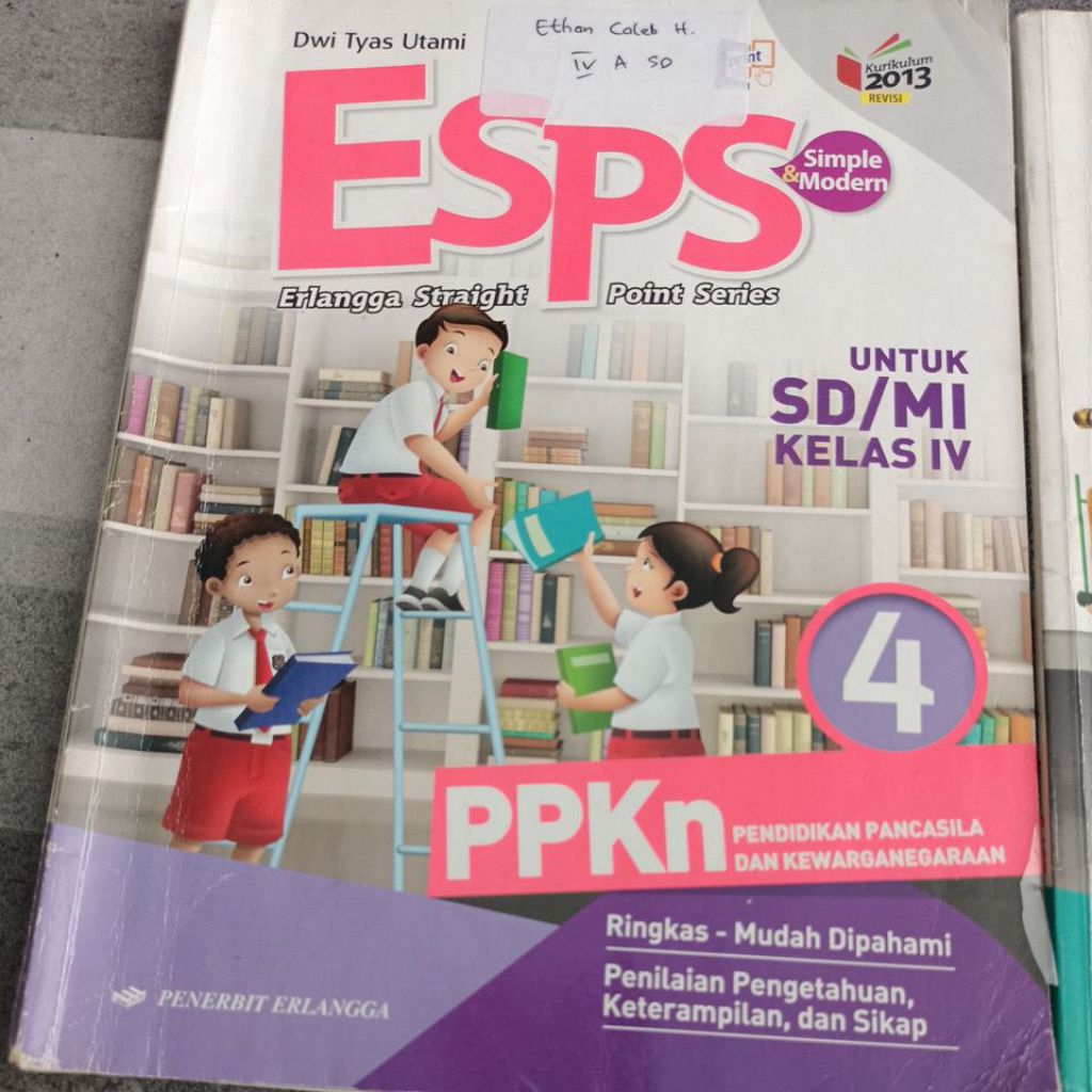 Buku Ppkn dan Ips untuk kelas 4