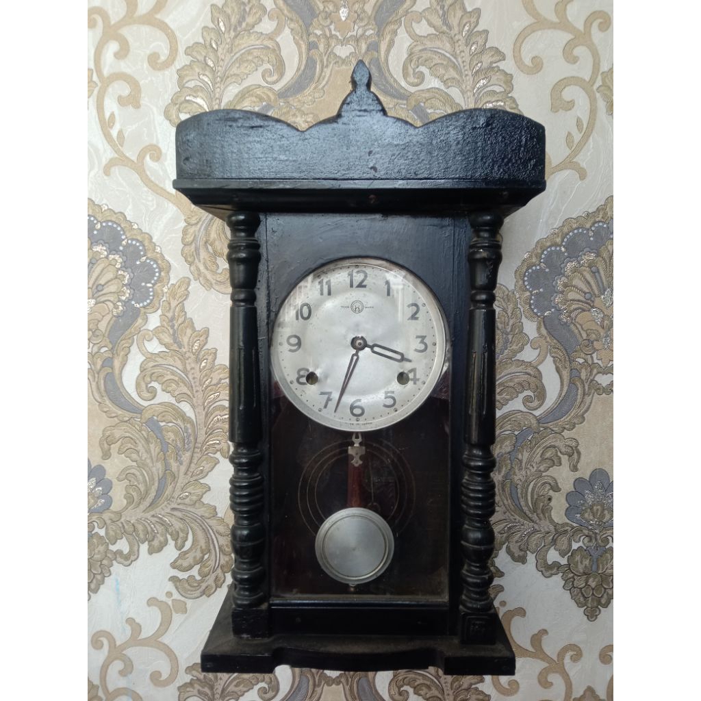 Jam Dinding Kayu ORI Jadul Lawas