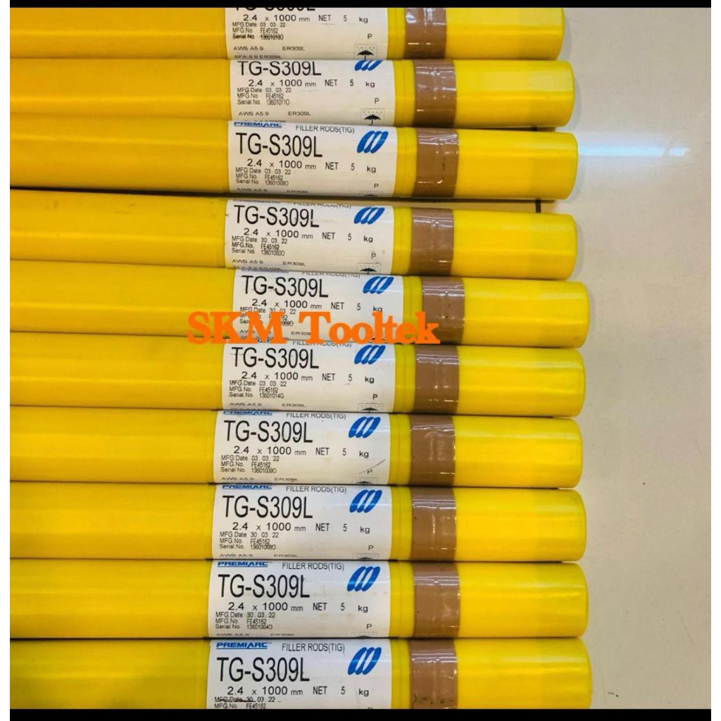 Kawat Las Tig Argon SS Kobelco TG-S 309L 2,4MM x 1000MM / Kawat Las Tig Argon SS Kobelco TGS 309L 2,