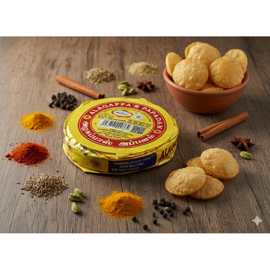 alagappa’s papadam 100 grm