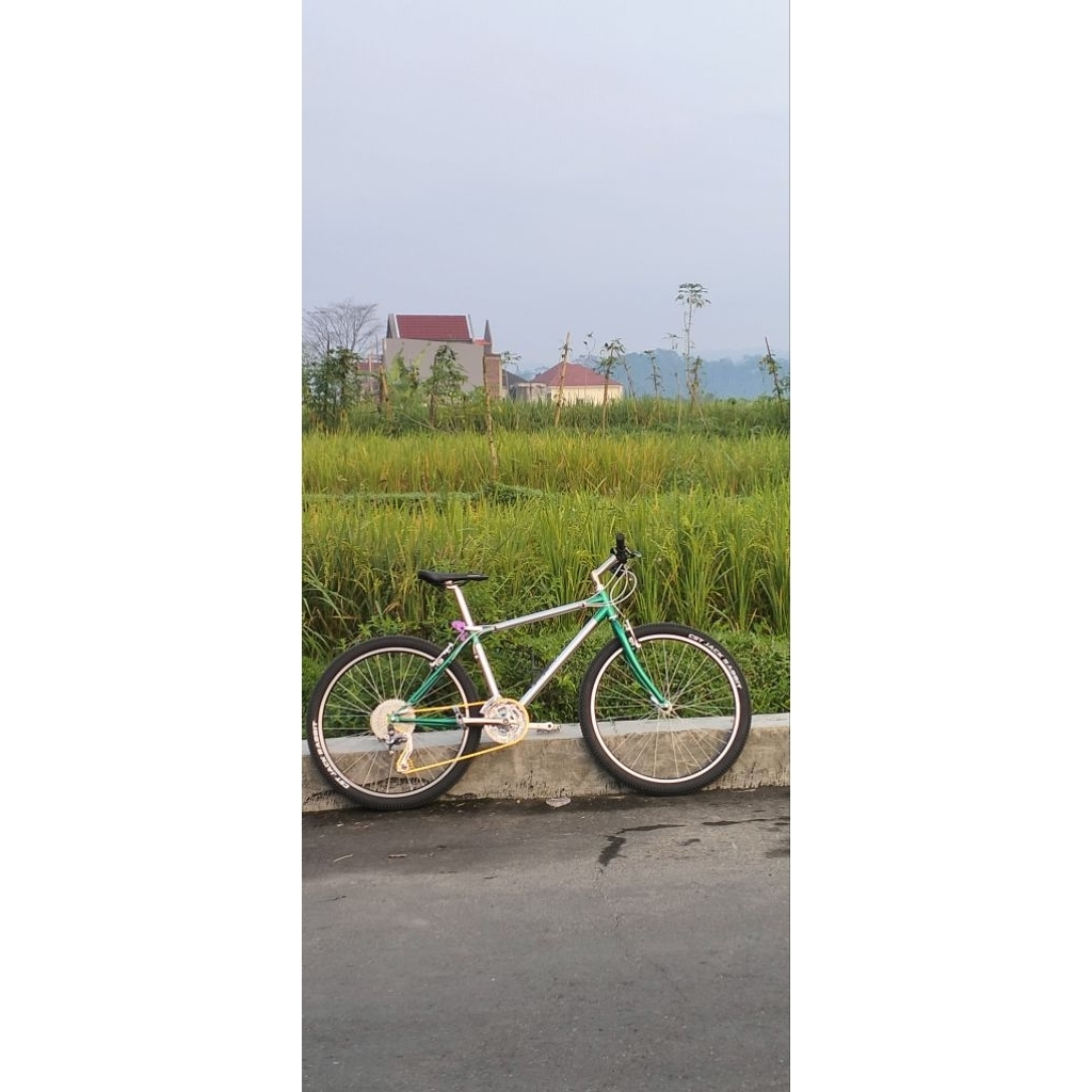 Sepeda MTB jadul lawas tokai frame NOS rakitan baru