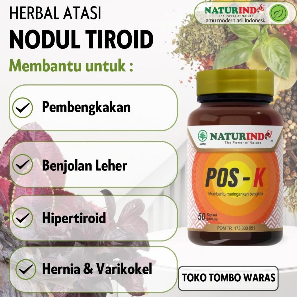 Herbal Nodul Tiroid Hipertiroid Bengkak Benjolan Pembengkakan Otot Saraf Kelenjar