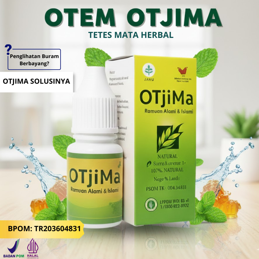 OTJIMA Gurah Mata Otem Herbal Tetes Mata BPOM Bantu Bersihkan Mata Merah Belekan Buram Aman