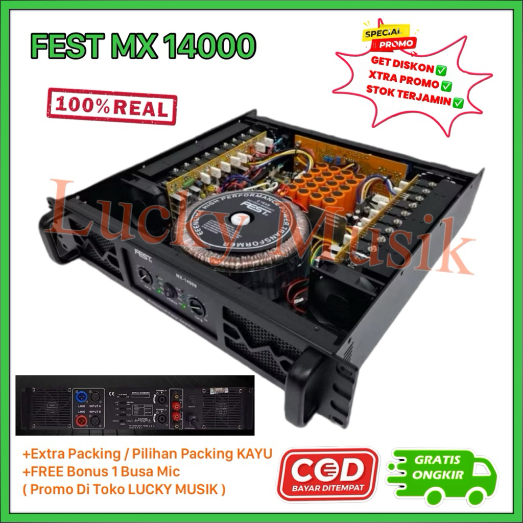 Power Amplifier Fest MX 14000 Original Class H Power fest mx 14000 watt power mx14000 power mx 14000