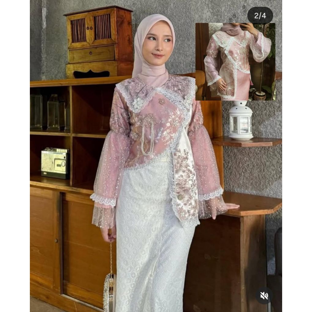 Preloved NEW Kebaya Wisuda Lebaran Beachylooks Ayura Janggan