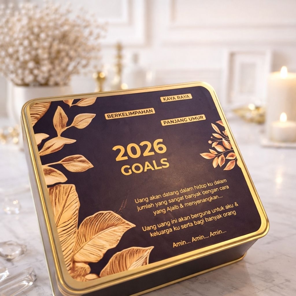 Kaleng afirmasi penarik rejeki 2026