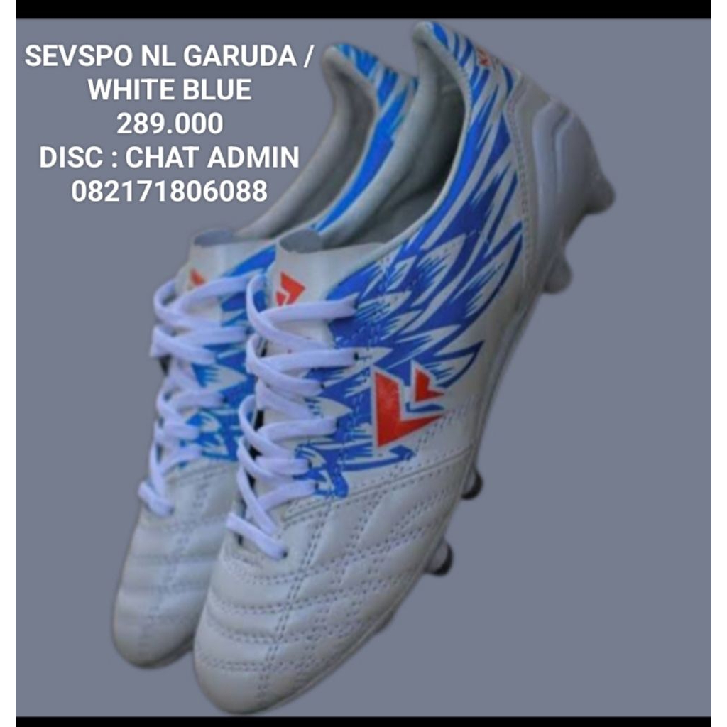 SEPATU SEPAK BOLA SOCCER ORIGINAL SEVSPO NL GARUDA FG ORIGINAL
