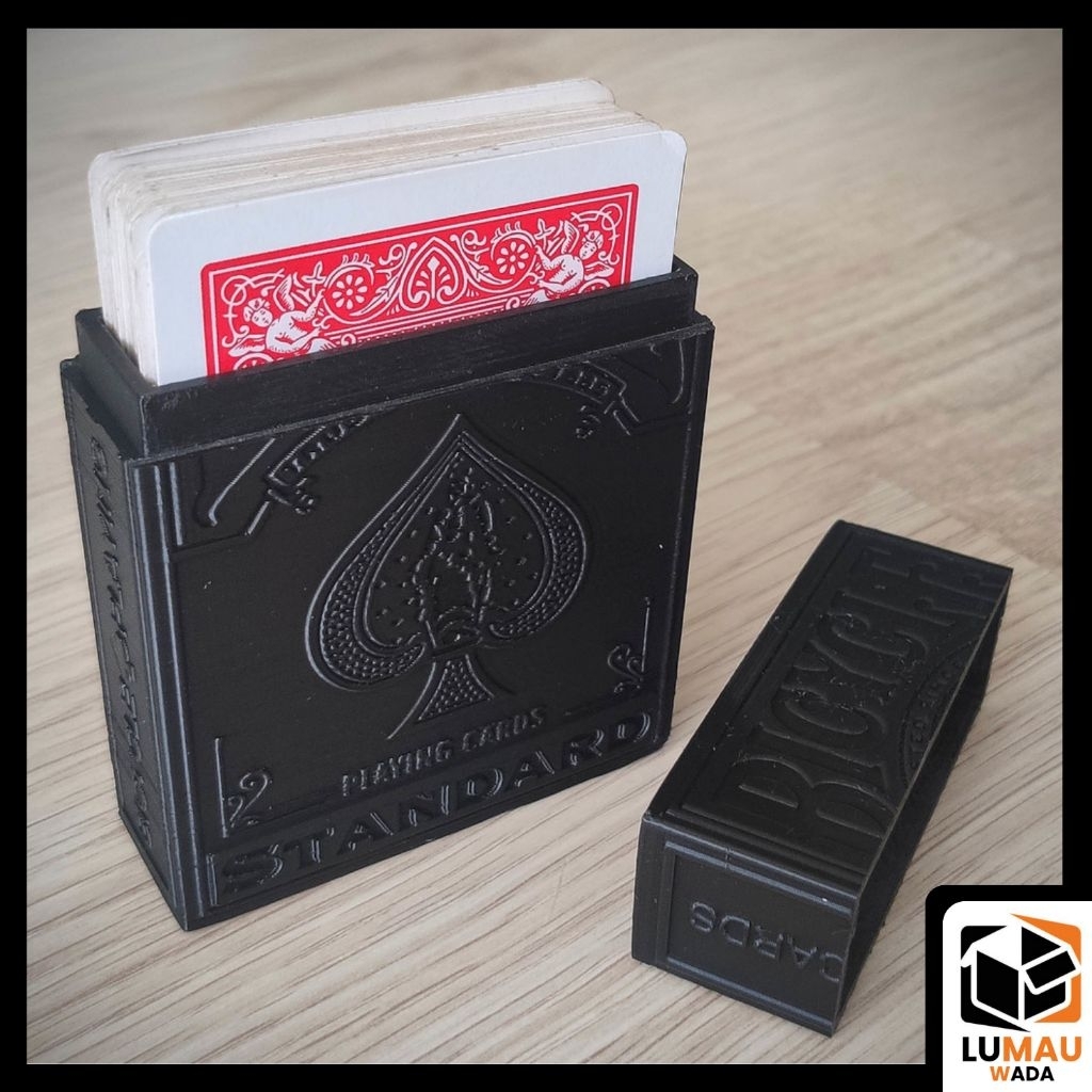 Kotak Kartu Remi Hard Case - Playing Cards Protector Box - Bahan Plastik Tebal Premium