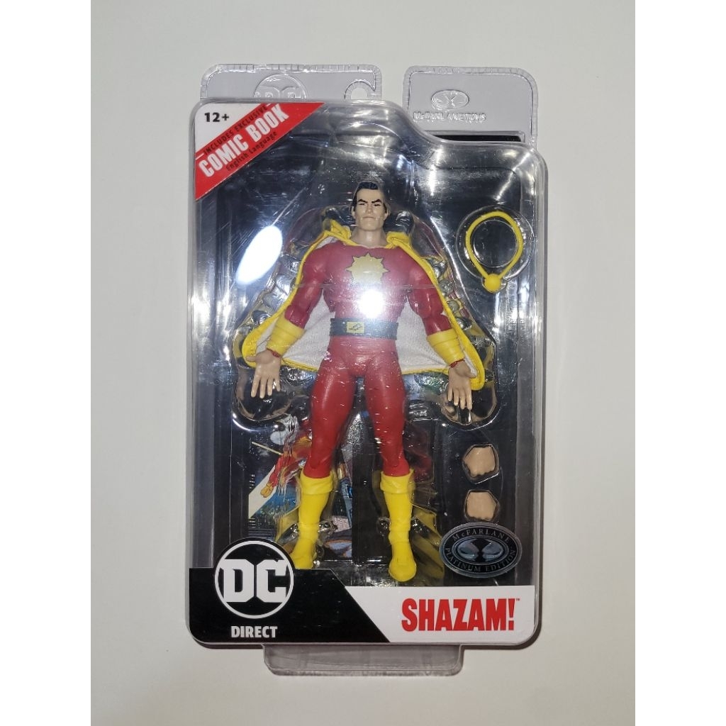 McFarlane DC Direct Page Puncher Shazam Platinum Edition