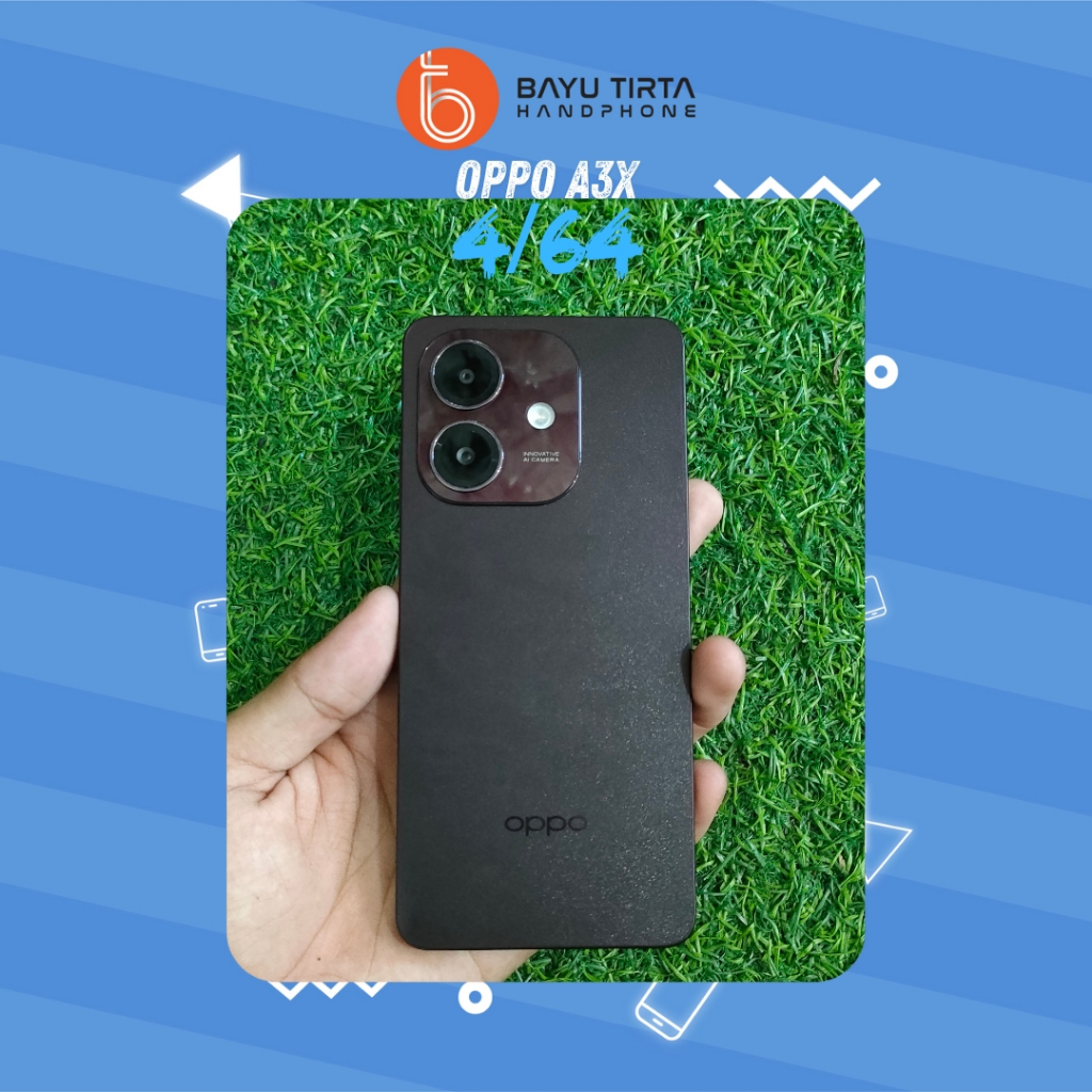 OPPO A3X (4/64GB) | Nebula Red | Second / Bekas | S