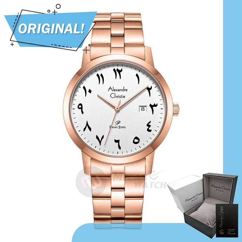 Jam Tangan Pria Analog Alexandre Christie 1007MD AC1007 AC 1007 MD 1007 MDBRGSLBA Original Garansi R