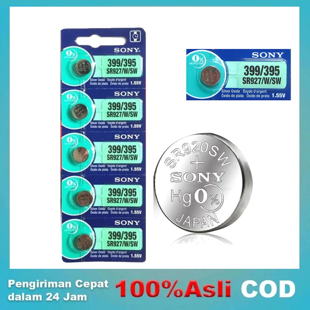 BATRE ORIGINAL BATTERY BATERAI JAM SONY 399 395 SR927W / SR 927 W SW
