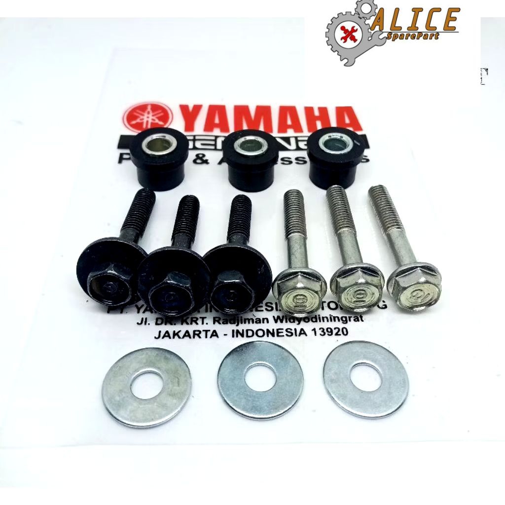 1SET KARET BOSH DAN KEDUDUKAN BOX FILTER UDARA MIO M3 FREEGO X RAID MIO SMILE DLL UNIVERSAL ORIGINAL