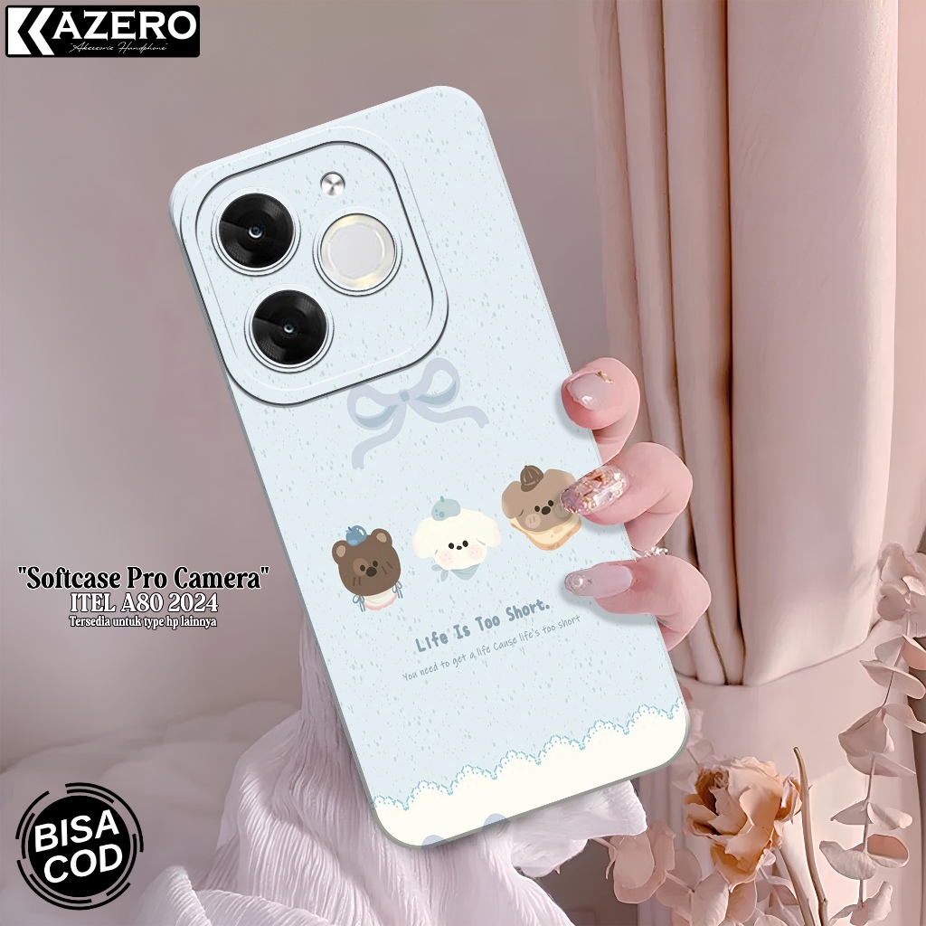 Silikon HP ITEL A80  - Fashion Case Kartun - Softcase ITEL A80 - Case ITEL A80 - Kesing ITEL A80 - A