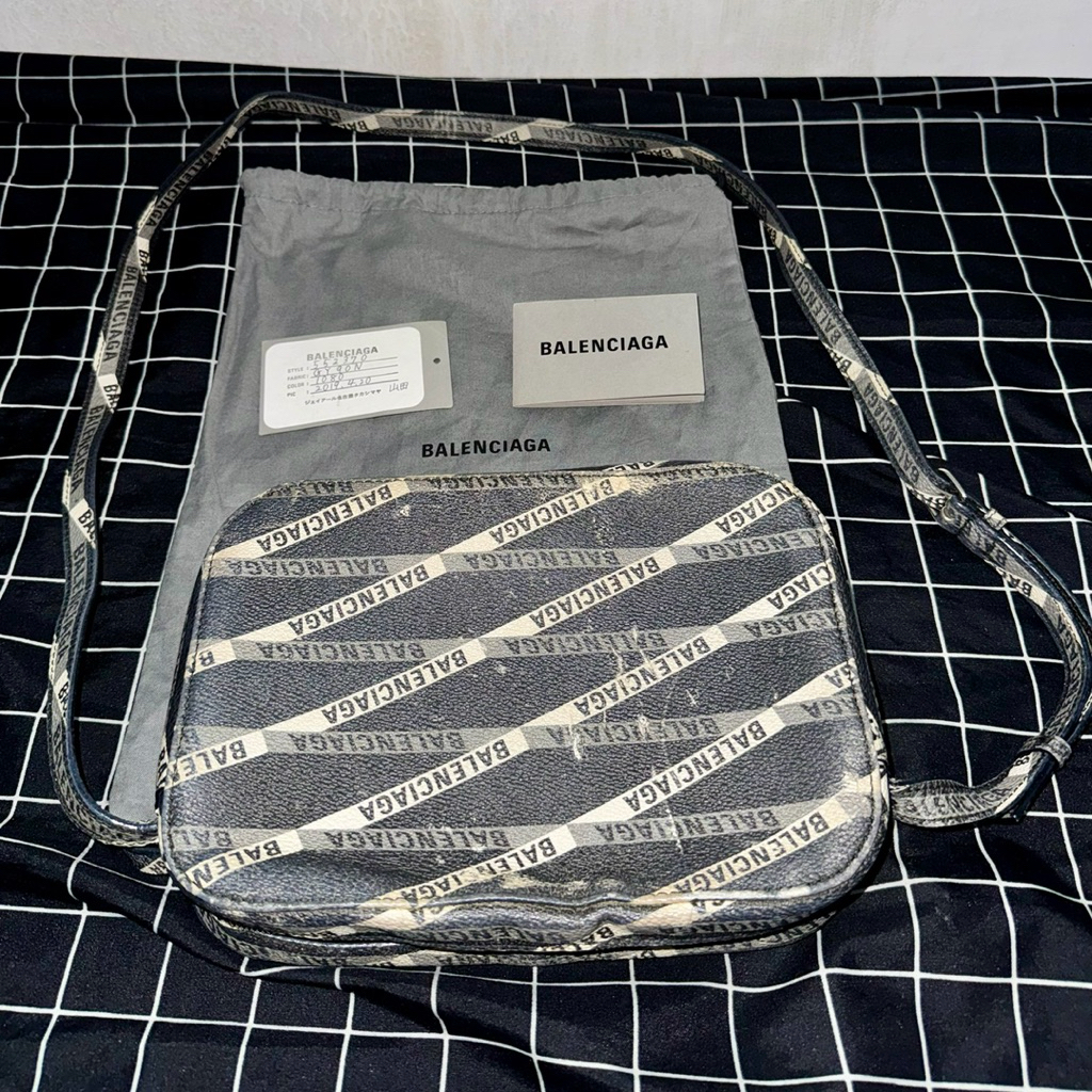 Balenciaga Logo Sling Bag Authentic Original 100%