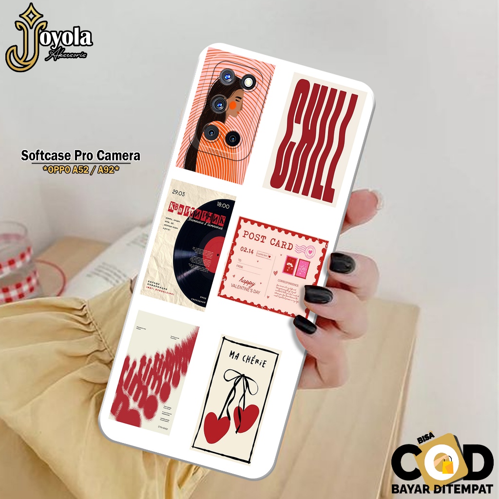 Softcase Hp OPPO A52 / A92 Terbaru Fashion Case Aesthetic Case OPPO A52 / A92 Silikon Tpu Pro Camera