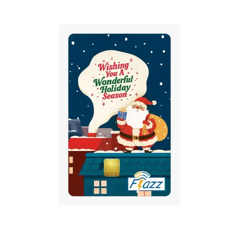 Kartu Flazz BCA Gen 2 Edisi Natal Christmas 2025 NFC Multifungsi | Flazz BCA Gen 2 Merry Christmas L
