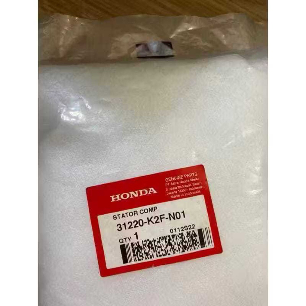 Spull Stator Comp Scoopy K2F Pertama Tahun 2020 Original Honda AHM 31220-K2F-N01 Spool Spul Magnet S