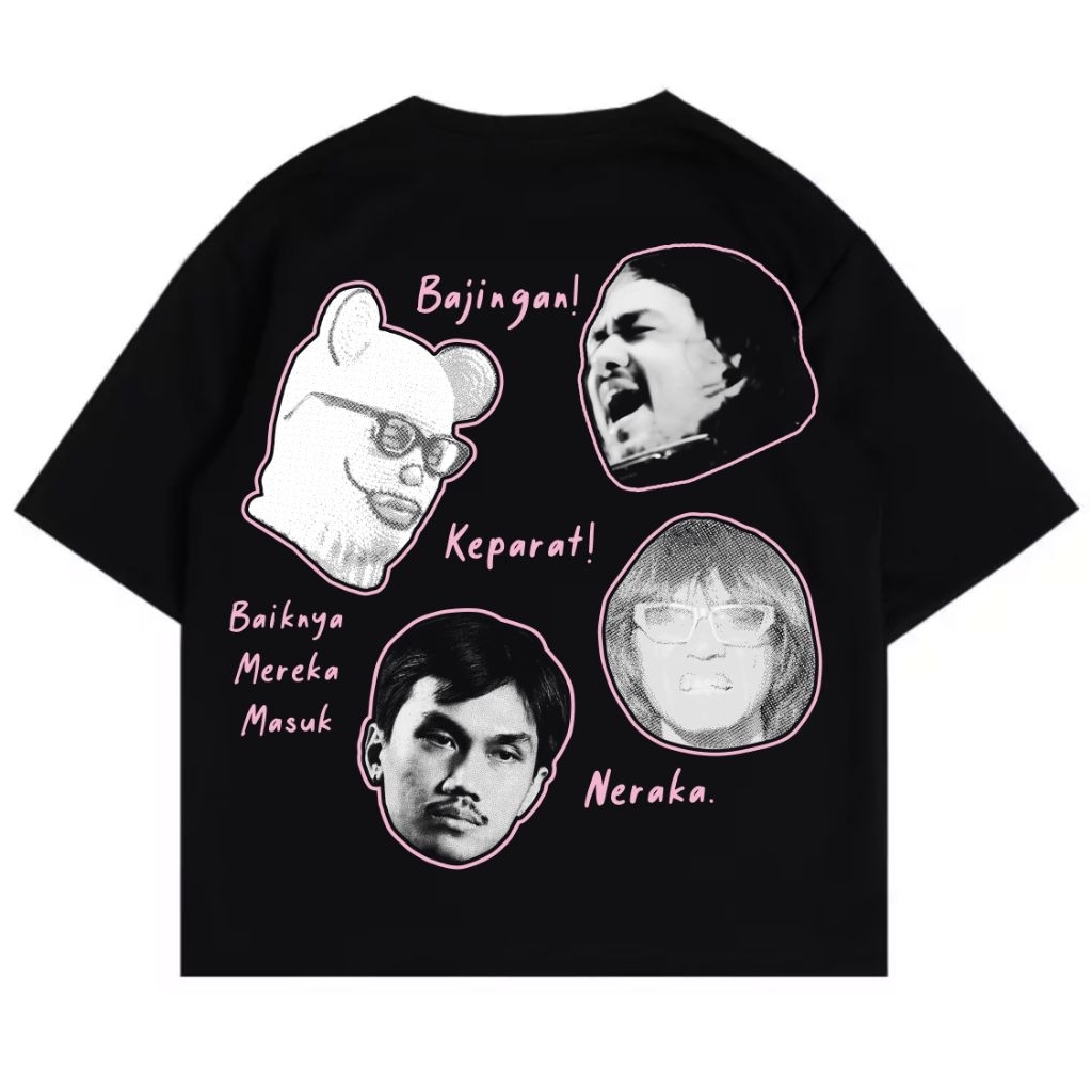 KAOS BAND SKENA DONGKER X JASON RANTI BOXY OVERSIZE 24S