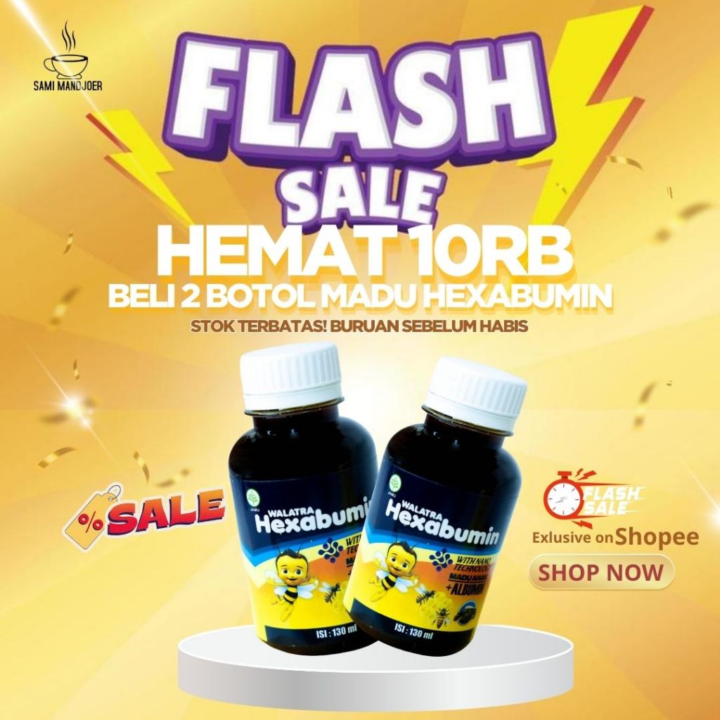 FLASH SALE - HEXABUMIN Vitamin Anak Obat Untuk Atasi Cacingan Dan Stunting Pada Anak