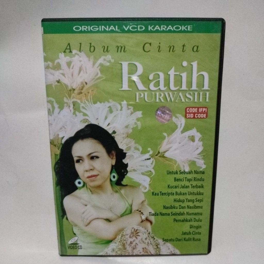 VCD KARAOKE ALBUM CINTA RATIH PURWASIH