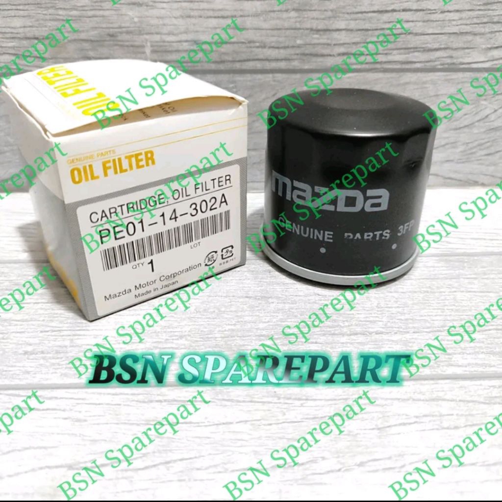 Filter Oli Saringan Oli Mazda 2 / Mazda CX5 CX 5 / Mazda CX3 CX 3 / Mazda 6 / Mazda 3 Original PE01 