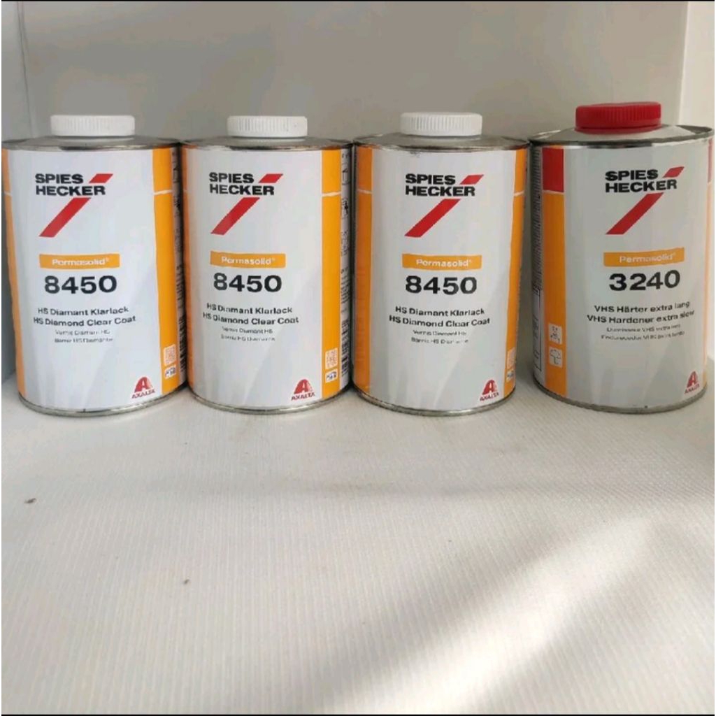 CLEAR COAT SPIES HECKER HS DIAMOND 8450+3240 3:1 CLEAR COAT 3 HARDENER 1