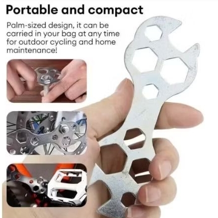 Kunci Pas 10in1 kunci multifungsi kunci pas serbaguna banyak ukuran