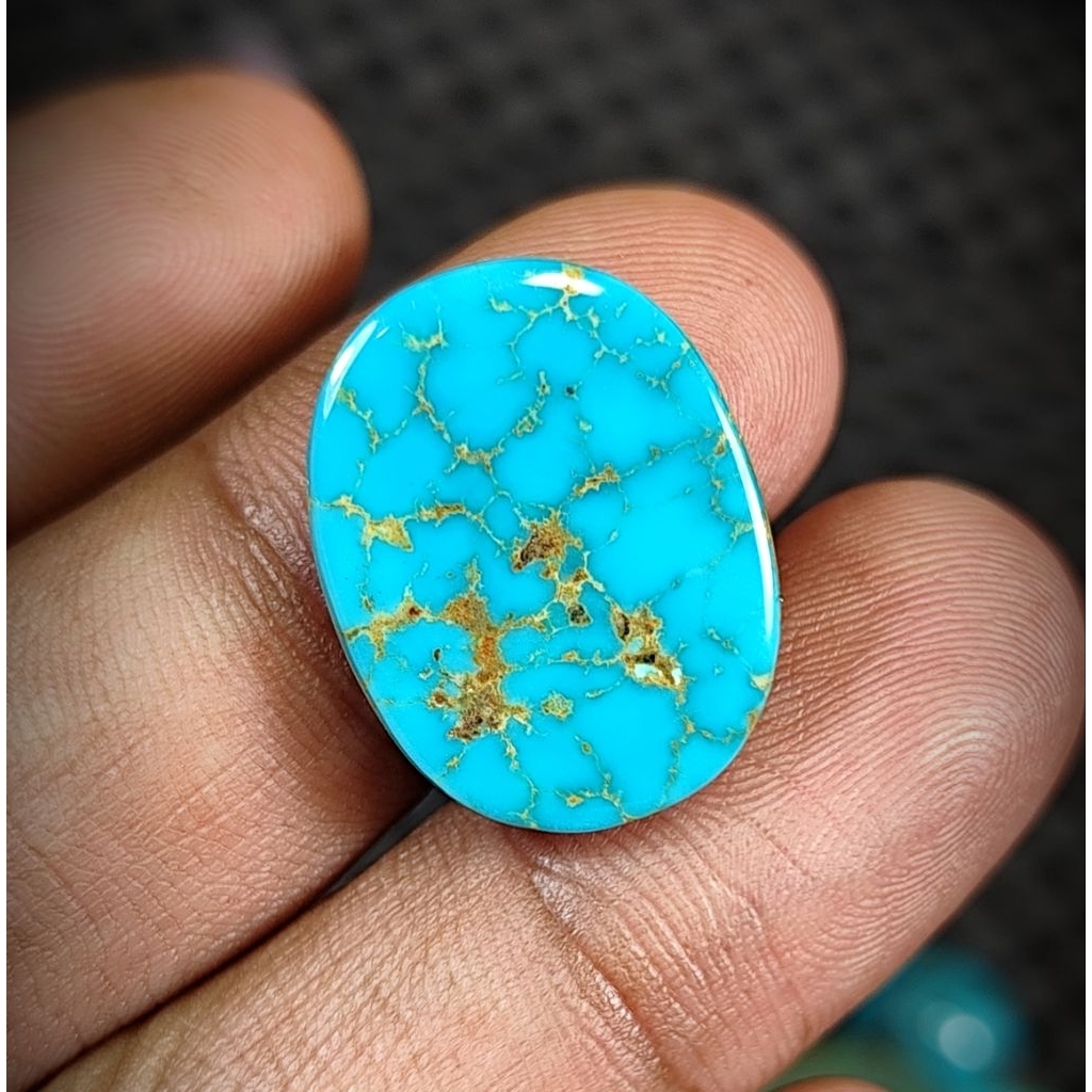 pirus PERSIA biru fancy urat emas