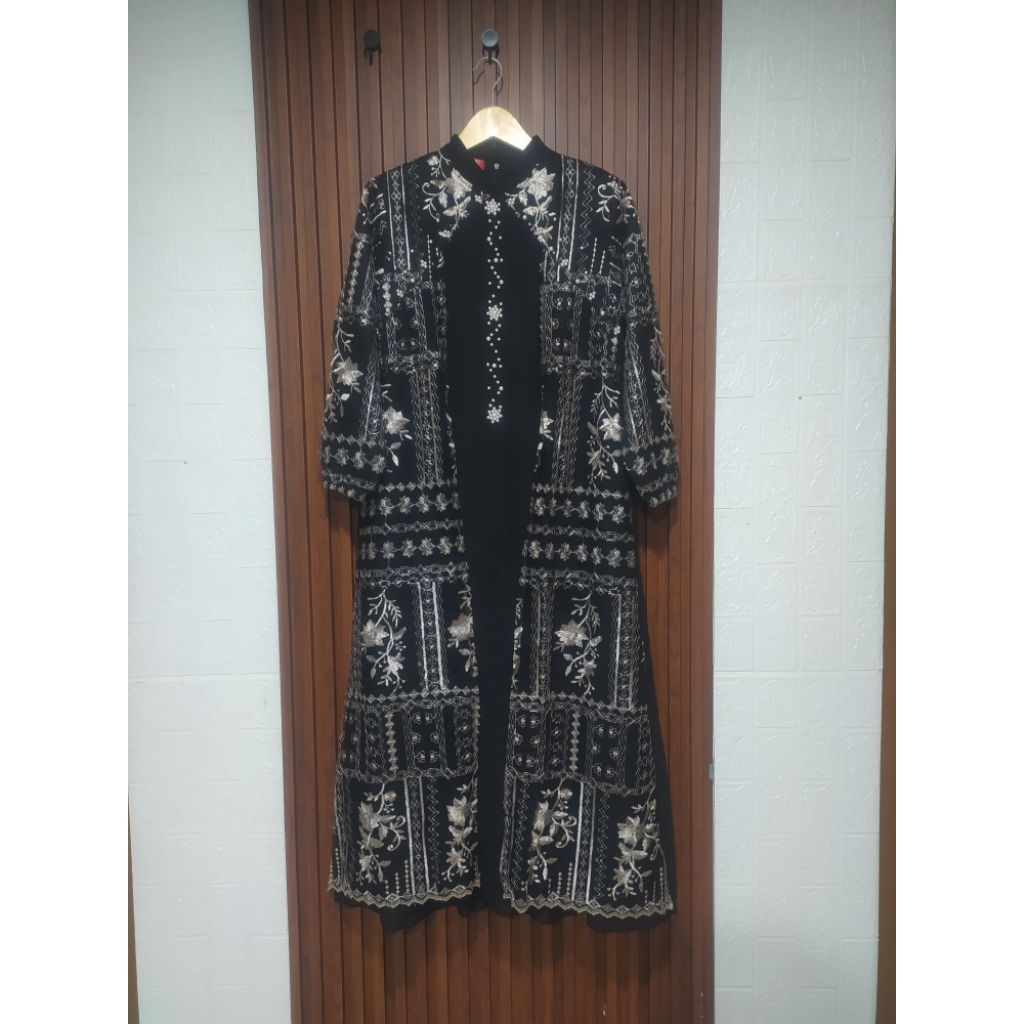 Gamis Ceruty Mix Tile Bordir Gamis Bordir Gamis Ceruty