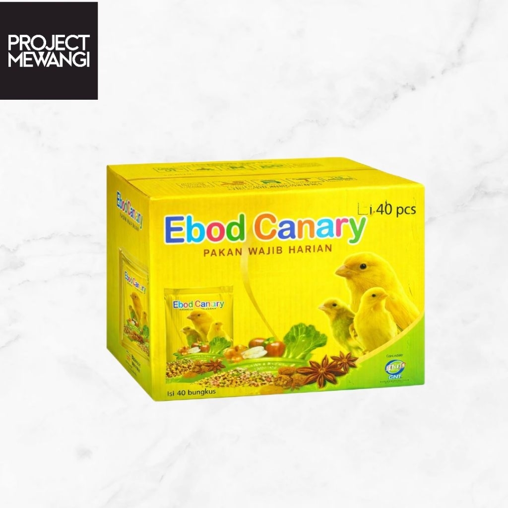 Satu Kardus/Box Ebod Canary Makanan Burung kenari