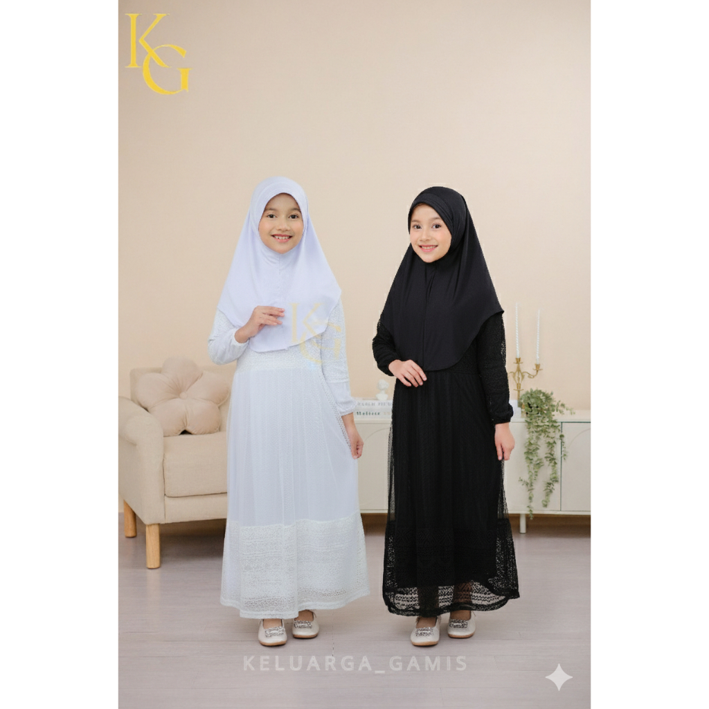 Gamis-Anak-Perempuan-Set-Hijab-miskha -Kids-Gamis-Anak-brokat -Premium-Size-M-L-XL-XXL-Gamis-Terbaru