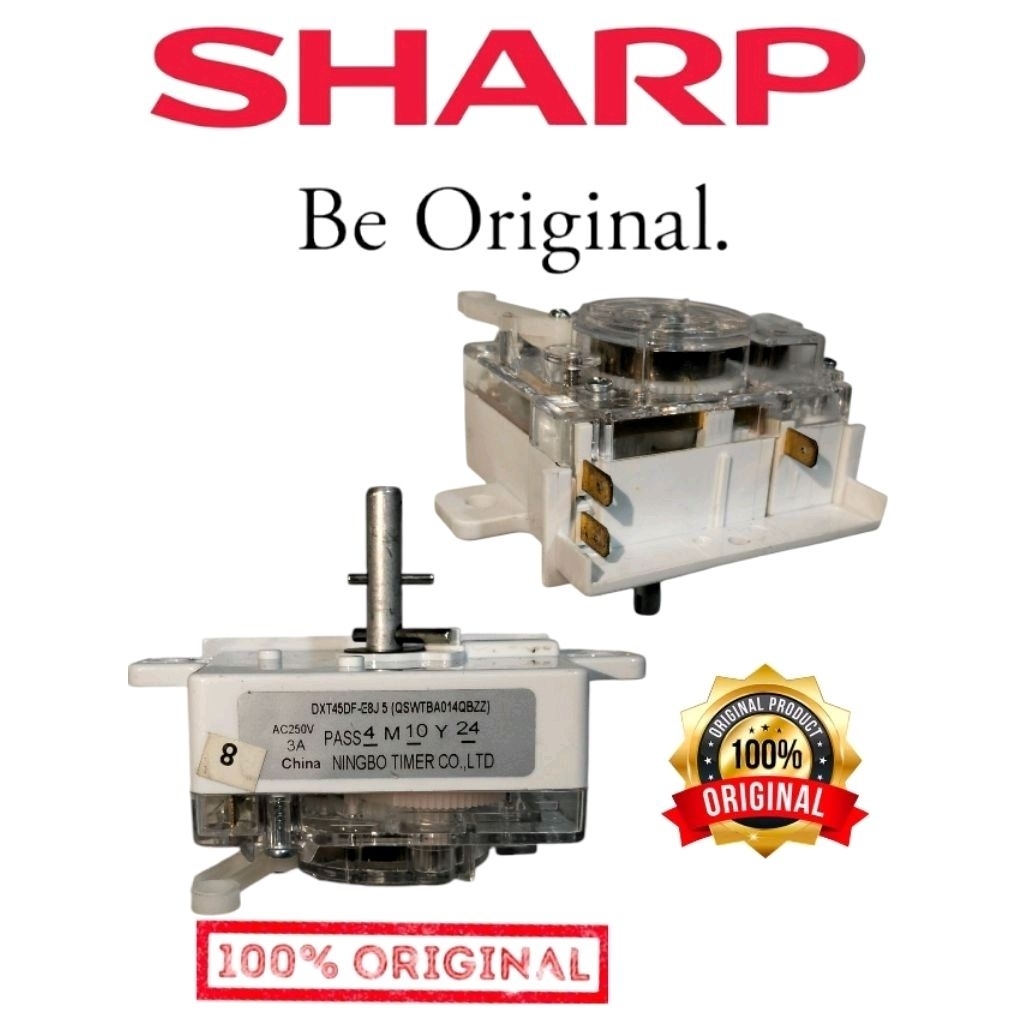 TIMER WASH SHARP TIMER PENCUCI SHARP ES-T1270SJ-BL ORIGINAL