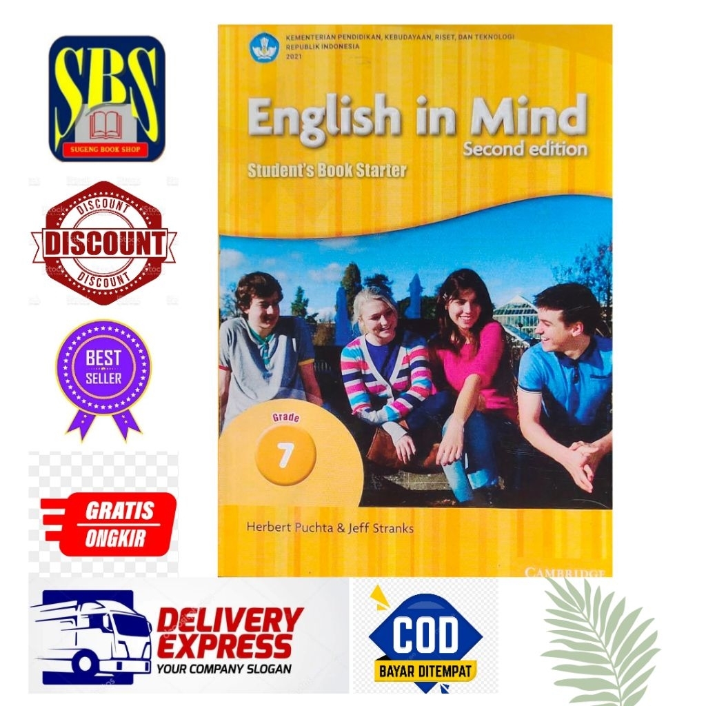 BUKU English in Mind Student Book Starter Second edition SMP Kelas 7 Kurikulum MERDEKA