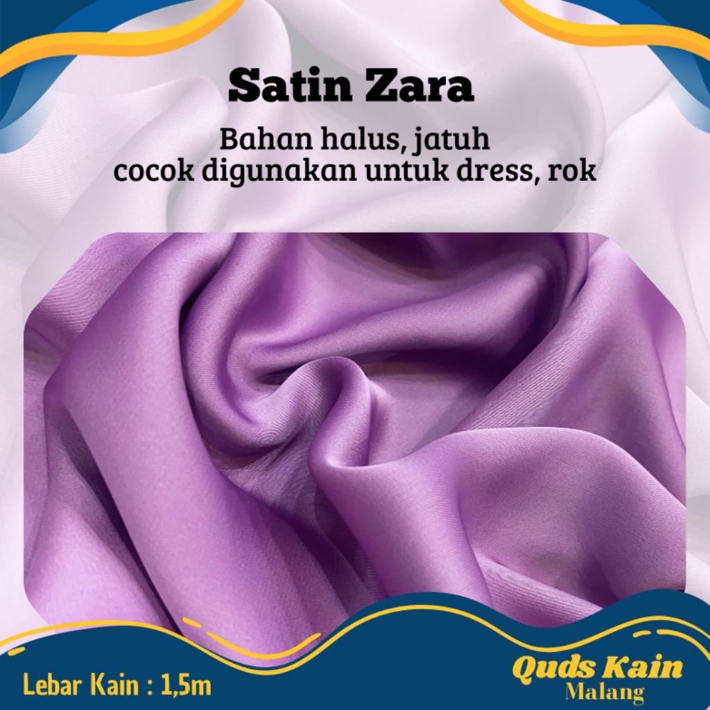 Kain Satin Z*ra | Kain Saten Polos