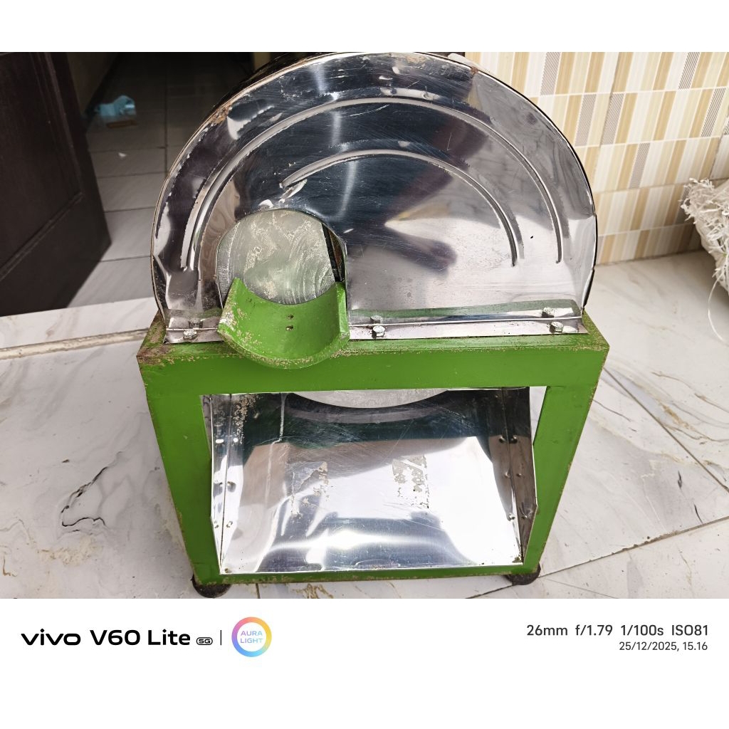 mesin rajang pemotong singkong ketela/alat membuat keripik listrik 200watt