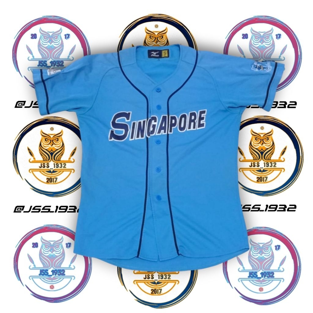 Jersey BASEBALL CLUB SINGAPORE 1998 Kit ORIGINAL Murah Retro Vintage Rare Blokecore Olahraga Basebal