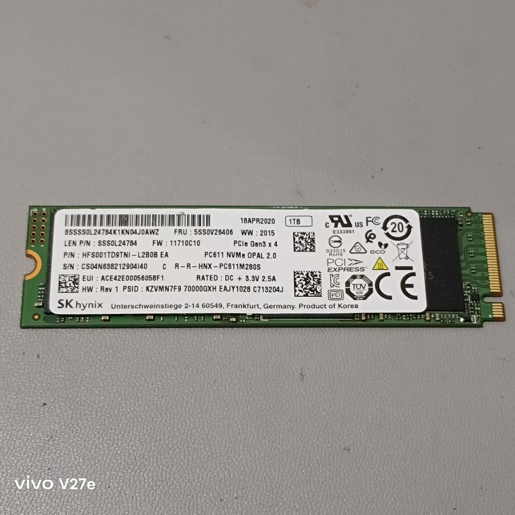 SSD M2 NVME 1TB 1000GB SK HYNIX