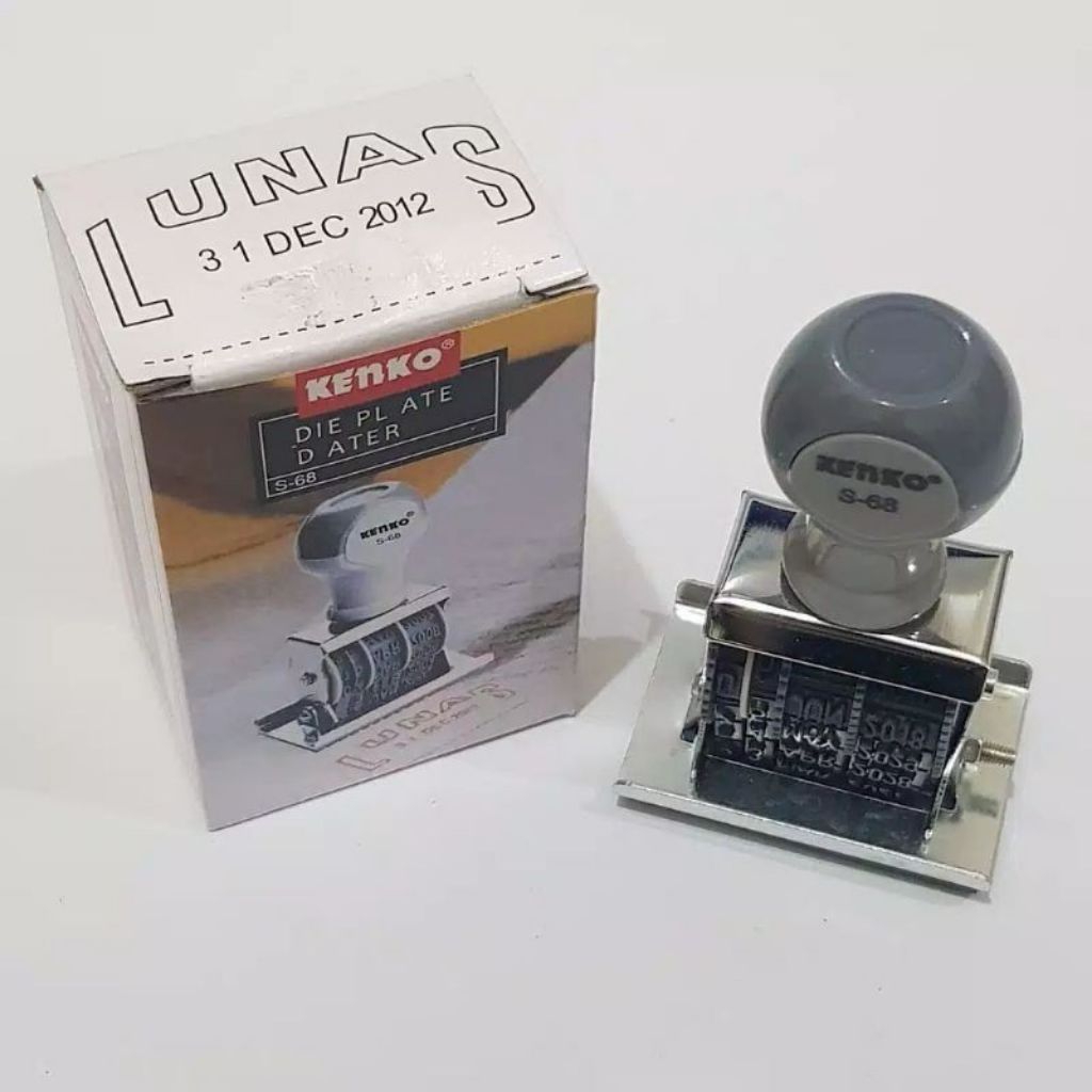 STEMPEL LUNAS DAN TANGGAL KENKO S-68