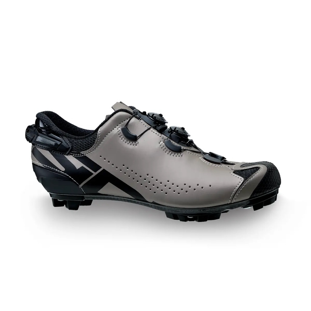 Sidi MTB Tiger 2SRS Titanium Black Shoes - Sidi Sepatu Cleat MTB Tiger Aero 2S SRS