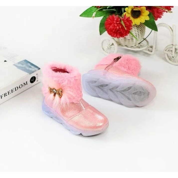 Septu boots pink anak perempuan