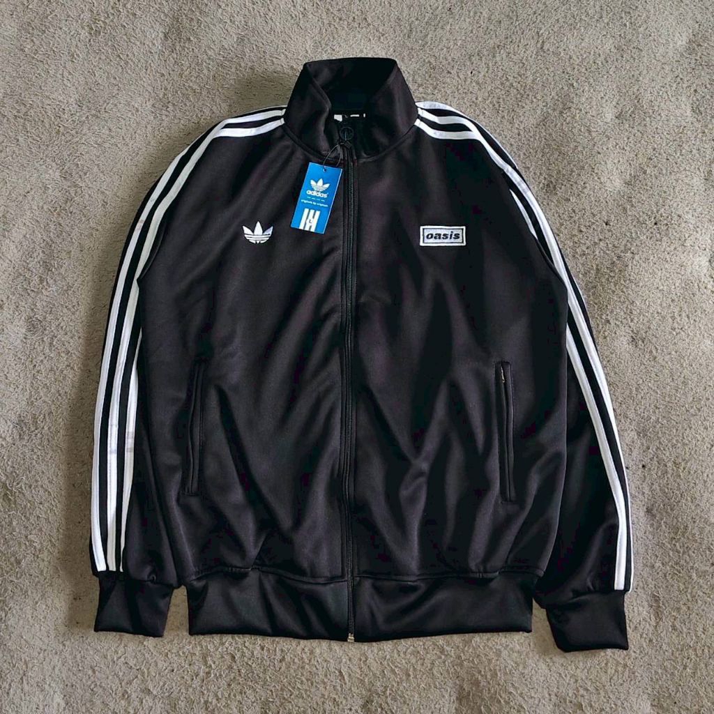 [COS]JACKET TRACTOP LOTTO OASIS HITAM FULLEBEL