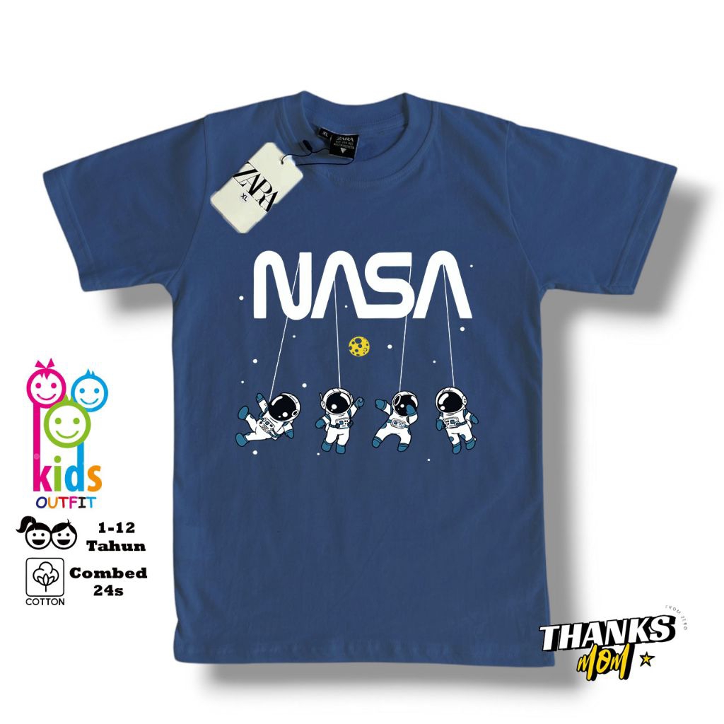 T-Shirt/Kaos Anak Zara Karakter Nasa